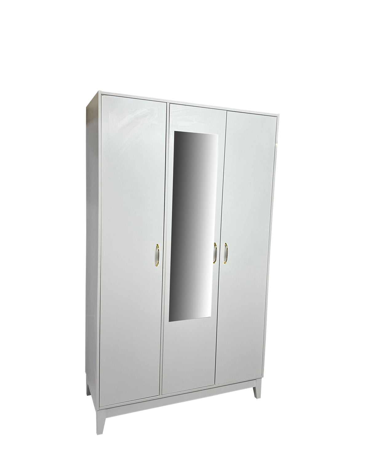 Harrison Three Door Holiday Closet, Mirror on Center Door