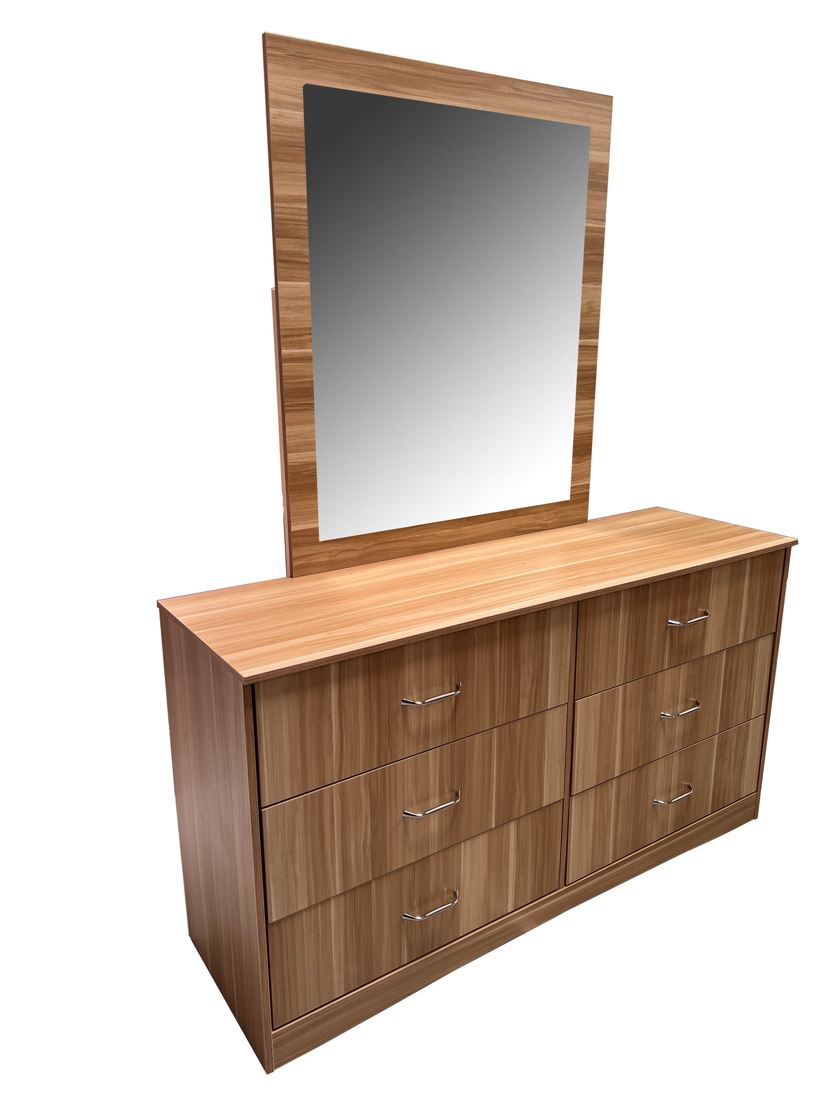 Christopher Dressing Table (6 Drawer) with Mirror