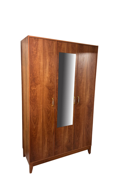 Harrison Three Door Holiday Closet, Mirror on Center Door
