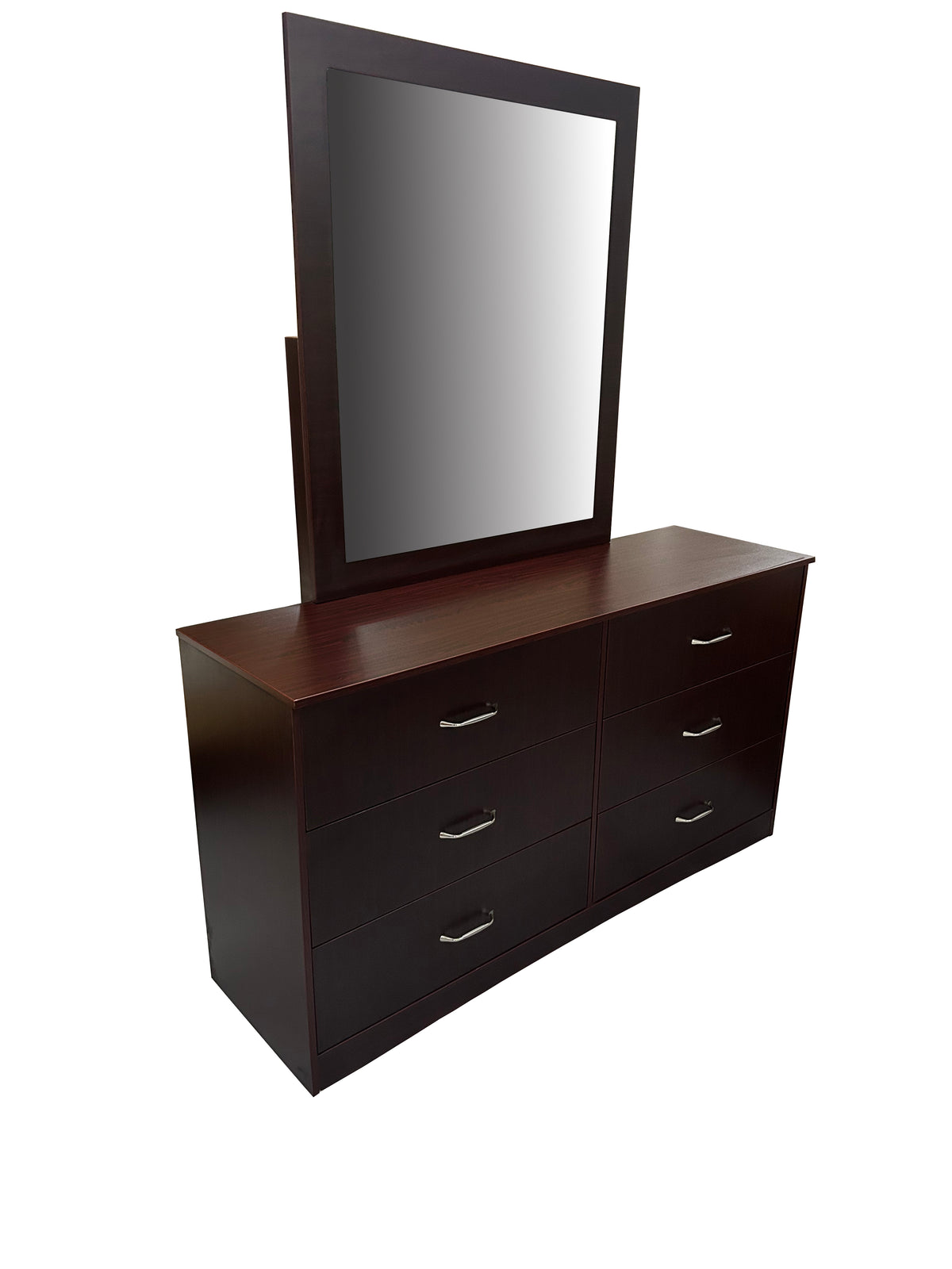 Christopher Dressing Table (6 Drawer) with Mirror