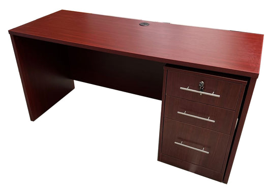 Franklin Single Pedistle 48" Office Desk