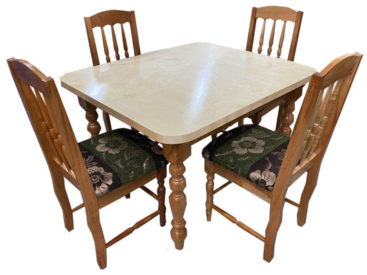 Windsor 5 Piece Dining Set, Spindle Chairs